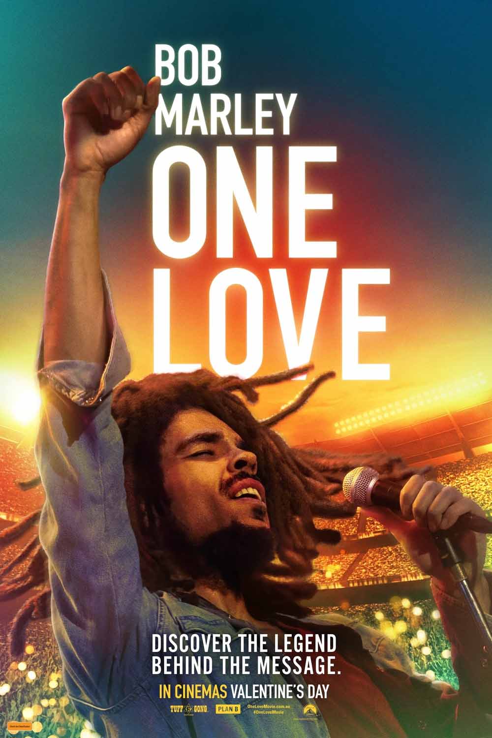 Bob Marley One Love movie poster